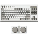 8BitDo clavier gaming Gris/rouge foncé, Layout États-Unis, Kailh Box White