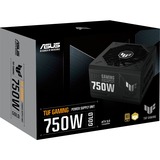 ASUS TUF Gaming Gold alimentation  modulaire 750 watt Noir, 1x 12V-2x6, 3x PCIe