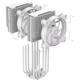 Cooler Master Hyper 622 Halo White Refroidisseur CPU RGB  Blanc, Connecteur de ventilateur PWM à 4 broches