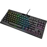 Corsair K70 RGB TKL CHAMPION SERIES, clavier gaming Noir, Layout États-Unis, Corsair OPX, LED RGB, TKL, PBT double-shot