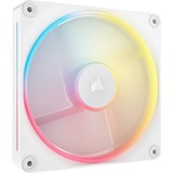 Corsair iCUE LINK LX140-R RGB PWM Reverse Fan, Ventilateur de boîtier Blanc, 4 broches PWM
