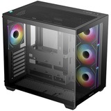 DeepCool  boîtier midi tower Noir | 2x USB-A | 1x USB-C | RGB | Verre Trempé