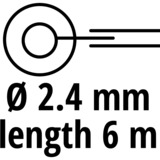 Einhell 3405086 accessoire de débroussailleuses et coupe-bordures, Fil de coupe Noir, Einhell, 1 pièce(s), 90 mm, 60 mm, 95 mm