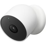 Google Nest Cam, Caméra de surveillance Blanc, 2 pièces