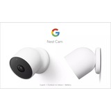 Google Nest Cam, Caméra de surveillance Blanc, 2 pièces