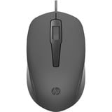 HP 150 souris avec câble Noir