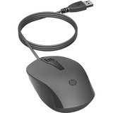 HP 150 souris avec câble Noir