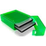 ICY BOX IB-AC6025-3 Étui Plastique Vert, Gris, Blanc, Étui de protection Étui, Plastique, Vert, Gris, Blanc, 2.5", Toutes marques, 115 mm
