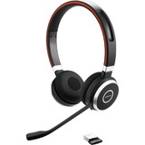 Jabra Evolve 65 MS SE casque on-ear Noir/Argent, Bluetooth, stéréo