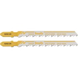 KWB Lames de scie sauteuse pour le travail du bois, HCS T-shank, Medium 620220, Lame de scie 2 pièces