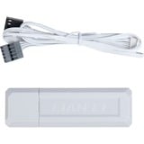 Lian Li UNI FAN SL120 Wireless Reverse Blade, Ventilateur de boîtier Blanc, 3 pièces, connecteur de ventilateur PWM à 4 broches