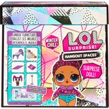 MGA Entertainment Winter Chill Spaces Playset with Doll- Style 2, Poupée L.O.L. Surprise! Mini poupée