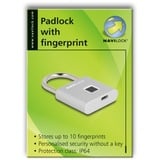 Navilock Navilock Padlock with fingerprint Silver, Cadenas Argent