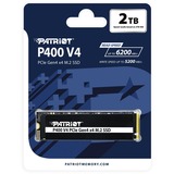 Patriot P400 V4 2 To SSD P400VP2TBM28H, PCIe 4.0 x4, NVMe 2.0, M.2 2280