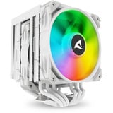 Sharkoon A60 RGB Refroidisseur CPU Blanc, Connecteur de ventilateur PWM à 4 broches