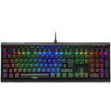 Sharkoon SKILLER SGK60, clavier gaming Noir, Mise en page BE, Kailh Box Brown, Layout BE, Kailh Box Brown, LED RGB