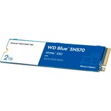 WD Blue SN570, 2 To, SSD Bleu/Blanc, WDS200T3B0C, M.2 2280, PCIe Gen3 x4