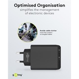 goobay 36W USB-C PD Dual chargeur Noir, 2x USB-C, Power Delivery