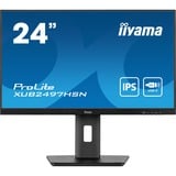 iiyama ProLite XUB2497HSN-B2 23.8" Moniteur  Noir, 100 Hz, HDMI, DisplayPort, USB-C, Audio