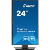 iiyama ProLite XUB2497HSN-B2 23.8" Moniteur  Noir, 100 Hz, HDMI, DisplayPort, USB-C, Audio