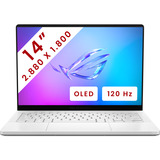 ASUS ROG Zephyrus G14 (GA403WR-QS086W) 14" PC portable gaming Copilot+  Blanc | Ryzen AI 9 HX 370 | RTX 5070 Ti | 32 Go | SSD 2 To | 120 Hz