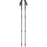 Black Diamond Trail Pro bâton de randonnée Unisexe Télescopique, Appareil de fitness Noir/Rouge, Unisexe, Télescopique, mousse, Carbone, 530 g, 10,5 cm