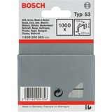 Bosch Agrafes à fil fin type 53 :, Clip 1000 agrafes, 11,4 x 0,74 x 8 mm