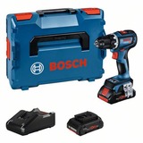 Bosch BOSCH GSR 18V-90 C 2x 4,0Ah PC GCY LBOXX, Perceuse/visseuse Bleu/Noir