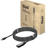 Club 3D Répéteur actif USB 3.2 Gen1, Câble Noir, 5 mètres