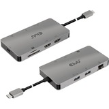 Club 3D USB 3.2 Gen1 Type-C 8-en-1, Hub USB Gris