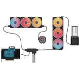 Corsair Combo pompe/réservoir iCUE LINK XD6 RGB ELITE, Réservoir/Pompe Noir