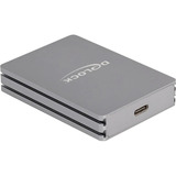 DeLOCK USB-C SD et CFexpress, Lecteur de carte Gris