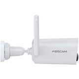 Foscam BP4, caméra de sécurité bullet 2K/4MP avec batterie WiFi, Caméra de surveillance Blanc, Vision nocturne en couleur