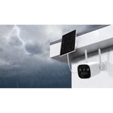 Foscam BP4, caméra de sécurité bullet 2K/4MP avec batterie WiFi, Caméra de surveillance Blanc, Vision nocturne en couleur