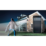 Foscam BP4, caméra de sécurité bullet 2K/4MP avec batterie WiFi, Caméra de surveillance Blanc, Vision nocturne en couleur