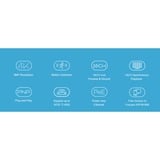 Foscam FNA216HE, Enregistreur vidéo en réseau Noir, 16 canaux, 4K/8MP, PoE