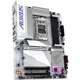 GIGABYTE B650E AORUS ELITE X AX ICE carte mère socket AM5 Blanc/Argent, RAID, 2,5Gb-LAN, WLAN, BT, Sound, ATX