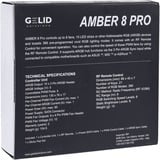 Gelid Amber 8 PRO, Contrôleur de ventilateurs Noir
