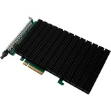 HighPoint SSD6204 contrôleur RAID PCI Express x8 3.0 8 Gbit/s, Carte RAID PCI Express 3.0, PCI Express x8, 0, 1, 8 Gbit/s, 22110 MHz, 4 canaux