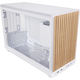 Lian Li A3-mATX Blanc (Wood Edition) boîtier midi tower Blanc/bois | 2x USB-A | 1x USB-C | Window