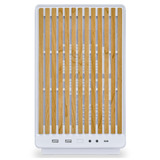 Lian Li A3-mATX Blanc (Wood Edition) boîtier midi tower Blanc/bois | 2x USB-A | 1x USB-C | Window