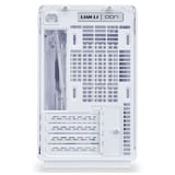 Lian Li A3-mATX Blanc (Wood Edition) boîtier midi tower Blanc/bois | 2x USB-A | 1x USB-C | Window