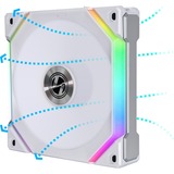 Lian Li UNI FAN SL120V2 Reverse Blade ventilateur de boîtier RGB  Blanc, 120 x 120 x 28 mm, PWM