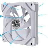 Lian Li UNI FAN SL120V2 Reverse Blade ventilateur de boîtier RGB  Blanc, 120 x 120 x 28 mm, PWM