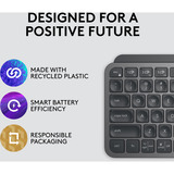 Logitech MX Keys Mini Minimalist Wireless, clavier Graphite, Layout US (QWERTY), Bluetooth