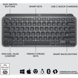 Logitech MX Keys Mini Minimalist Wireless clavier Graphite, Layout US-International (QWERTY), 80% (TKL), Bluetooth
