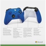 Microsoft Xbox Wireless, Manette de jeu Bleu/Blanc, Bluetooth