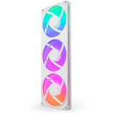 NZXT F420 RGB CORE ventilateurs de boîtier Blanc, 3 pièces, 420 x 140 x 26 mm