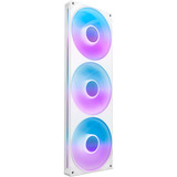 NZXT F420 RGB CORE ventilateurs de boîtier Blanc, 3 pièces, 420 x 140 x 26 mm