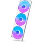 NZXT F420 RGB CORE ventilateurs de boîtier Blanc, 3 pièces, 420 x 140 x 26 mm
